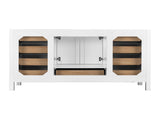 60'' Bathroom Vanity, Freestanding Vanity Top with Single basin Solid Wood Frame Bathroom Storage W1059P338728