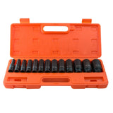 13 pc 1/2" inch Deep Impact Socket Tool Set 10-32mm Metric Garage Workshop 47989499