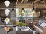 Industrial Black Pendant Light Metal Cage Pendant Lights Dining Room Hanging Lighting Spring 77757571