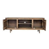 55x16x22.5" Tv Cabinet With Recycle Wood 2 Door W2078P180767