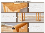 Chinese country retro solid wood table, simple modern imitation rattan table, wooden W1151P154592