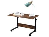 Rolling & Height adjustable P2 15MM Chipboard & Steel Side Table with Baffle 38873467