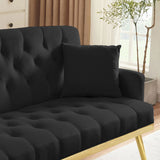 BLACK 2 SEATER SOFA W588P300280