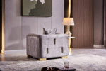 ZUN Modern Style Chair in Silver B009141292