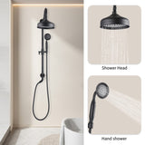 Shower Head with Handheld Shower System with 8" Rainfall Shower Head, Dual Shower Combo W121990175