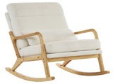 100*65*101cm High Back Belt Waist Pillow Log Color Solid Wood Armrest Backrest Seat Frame Iron Frame 63188028