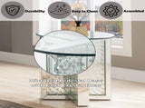 Nysa Mirrored & Faux Crystals End Table B2726P446707