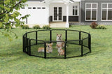 ZUN Dog Playpen Outdoor, 12 Panel Dog Fence 24" Pet Pen for Small Dogs Pet Exercise Pen for W1162P189305