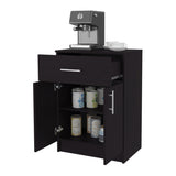 Cope kitchen Pantry in melamine with 2 doors and 1 drawer, Wengue B128P287517