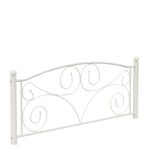 ZUN Full Size Unique Flower Sturdy System Metal Bed Frame with Headboard and Footboard W21428123