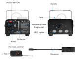 400W Fog RGB LED Party Club DJ Fogger Rapid Heating Remote Control Wedding Stage Smoke 59965550
