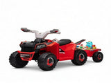 Red 6V Kids Electric Car Forward & Reverse, Wear-Resistant Wheels, for 1.5-3 Years Old 28609862
