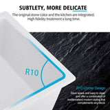 Quartz 18" L X 16" W Undermount Bar Sink With Grid And Strainer W1225P210522