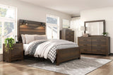 ZUN Bold Look Bedroom Antique Brown Finish 1pc Dresser of 6 Drawers Ball Bearing Glides Wooden B011P147699