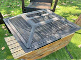 Modernisation Square BBQ Grill Outdoor Heater Garden Outdoor Fireplace Portable Fire Pit Contracted 86800110