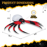 11.8 FT Inflatables Crawling Spider Outdoor Decorations with Rotating LED Lights, Scary 23890780