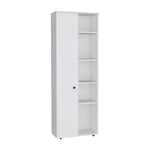 ZUN Hoyt Kitchen Pantry Storage Cabinet With and Five Interior and Exterior Shelves B200P173177