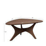 ZUN Triangle Wood Coffee table B03548487