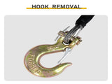13,500 lb Electric Winch Dual Wired/Wireless Operation with Synthetic Rope & Towing Chain 23021275