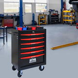 Rolling Metal Tool Chest with 6 Drawers, 20" 6-Drawer Tool Chest Cabinet with Ball Bearing Drawer 88830503