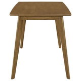 Retro Chestnut Dining Table with Angled Legs B062P153717