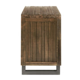 Reclaimed Oak 3-drawer Nightstand B062P186503