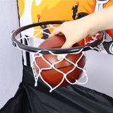 5-in-1 Multi-Game Table - Billiards, Push Hockey, Foosball, Ping Pong, and Basketball black/red 77723643