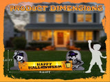 9.6FT Large Halloween Inflatable Decorations Skeleton Tombstone Banner, Outdoor Decorations Blow Up 28173017