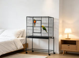 Bird Cage Starter Kit with Detachable Rolling Stand 39423029