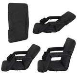 Wide Stadium Seat for Bleachers Reclining Stadium Chair w/Back Cushion 29742738
