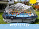 12 Foot Round Multifunctional All Weather Cover Pool Dome Enclosure for Outdoor Pools, Compatible 05357598