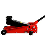 ZUN Hydraulic trolley Low Profile and Steel Racing Floor Jack with Piston Quick Lift Pump,3Ton 58084364