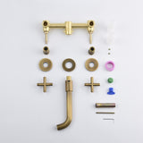 Bathroom Faucet Wall Mounted Bathroom Sink Faucet-Archaize 52882513
