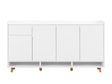 ON-TREND Sleek and Contemporary Shoe Cabinet with Adjustable Shelves, Minimalist Home Organizer with WF321211AAK