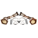 ZUN Front Left & Right Catalytic Converters for Porsche Cayenne 9P 4.8L V8 2007-2010 73962902