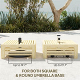 2-in-1 Outdoor Storage Box for Umbrella Base 93098514