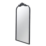 24"x 42" Classic Design Mirror with and Baroque Inspired Frame for Bathroom, Entryway Console Lean W2078123593