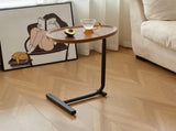Brown C-shaped Side Table, Small Sofa Table for Living room 41754295