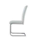 ZUN ALTIS FABRIC WHITE DINING CHAIRS B201P264148