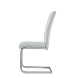 ZUN ALTIS FABRIC WHITE DINING CHAIRS B201P264148