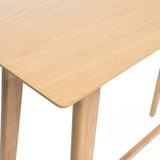 ZUN Wood Bar Table, Natural Oak Finish, 17.72 in x 47.24 in x 42.01 in 58918.00OAK