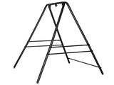 133*137*180cm Wrought Iron Four-Legged Standing 200kg Three Rings Hanging Chair Frame Black 76632052