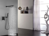 10 inch Shower Head Bathroom Luxury Rain Mixer Shower Complete Combo Set Wall Mounted W2287P182542