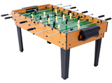 5-in-1 Multi-Game Table - Billiards, Push Hockey, Foosball, Ping Pong, and Basketball brown /blue W465P164156