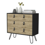 Kimball Hairpin Legs Dresser with 3-Drawers and Modern Design B128P176106