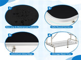 Foldable Pet Grooming Table with Adjustable H-shaped Arms, 330 LBS Capacity for Small-Large Dogs 48300431