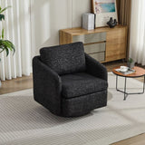 31.5"W Swivel Accent Chair and Comfy Round Accent Single Sofa Chair, 360 Degree Club Chair, Lounge W1852P204919