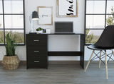 Ventura 3-Drawer Writing Desk Black Wengue B06280029