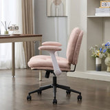 Cross Legged Chair with Flip-up Armrests, Cross Legged Office with Wheels, Comfy Swivel 33583176