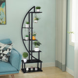 6th Floor Half Moon Ironwood Suitable For Garden Balcony Patio Lawn Home Decoration Plant Stand 96802284